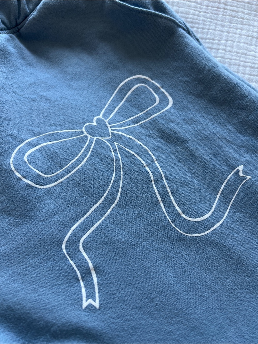 Staykation Blue Bow Sweatpants • Women’s Size XL - Picture 7 of 14